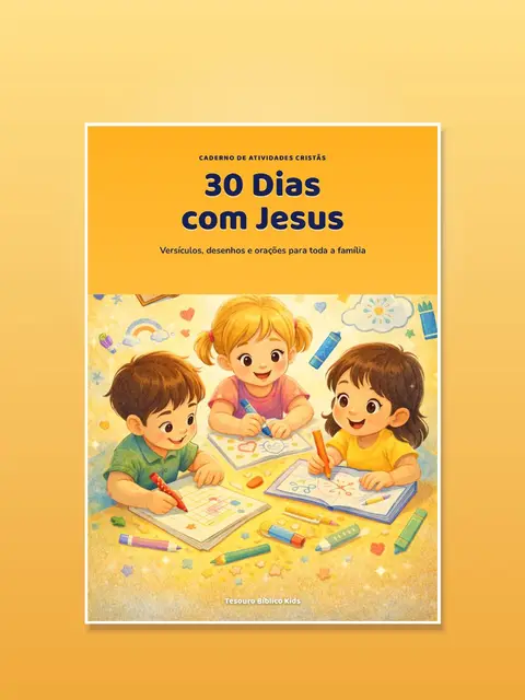Capa do Caderno 30 Dias com Jesus